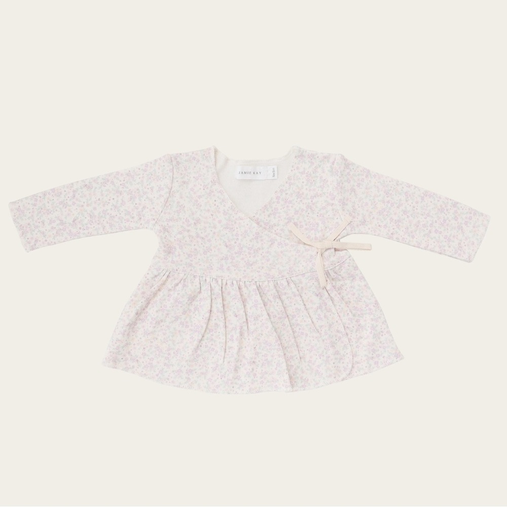 NEW WOT JamieKay Hana Floral Wrap Top
